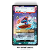 Stitch - Carefree Surfer (Enchanted) Chapter 1 - PSA Size Graded Card Case Extended Artwork Display with GradeGuardian Protection